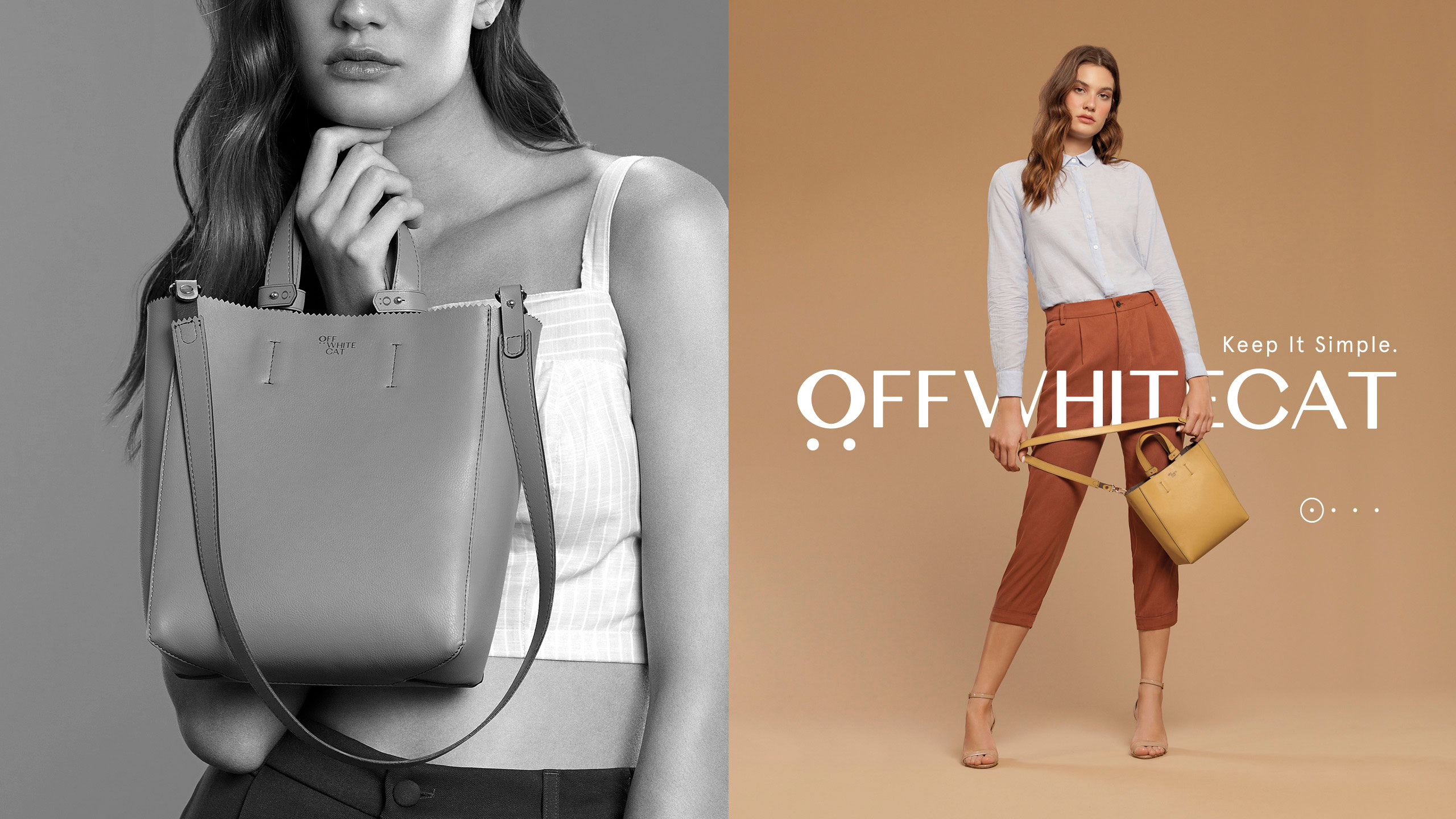 estudio de design carpintaria para Off White Cat imagem campanha