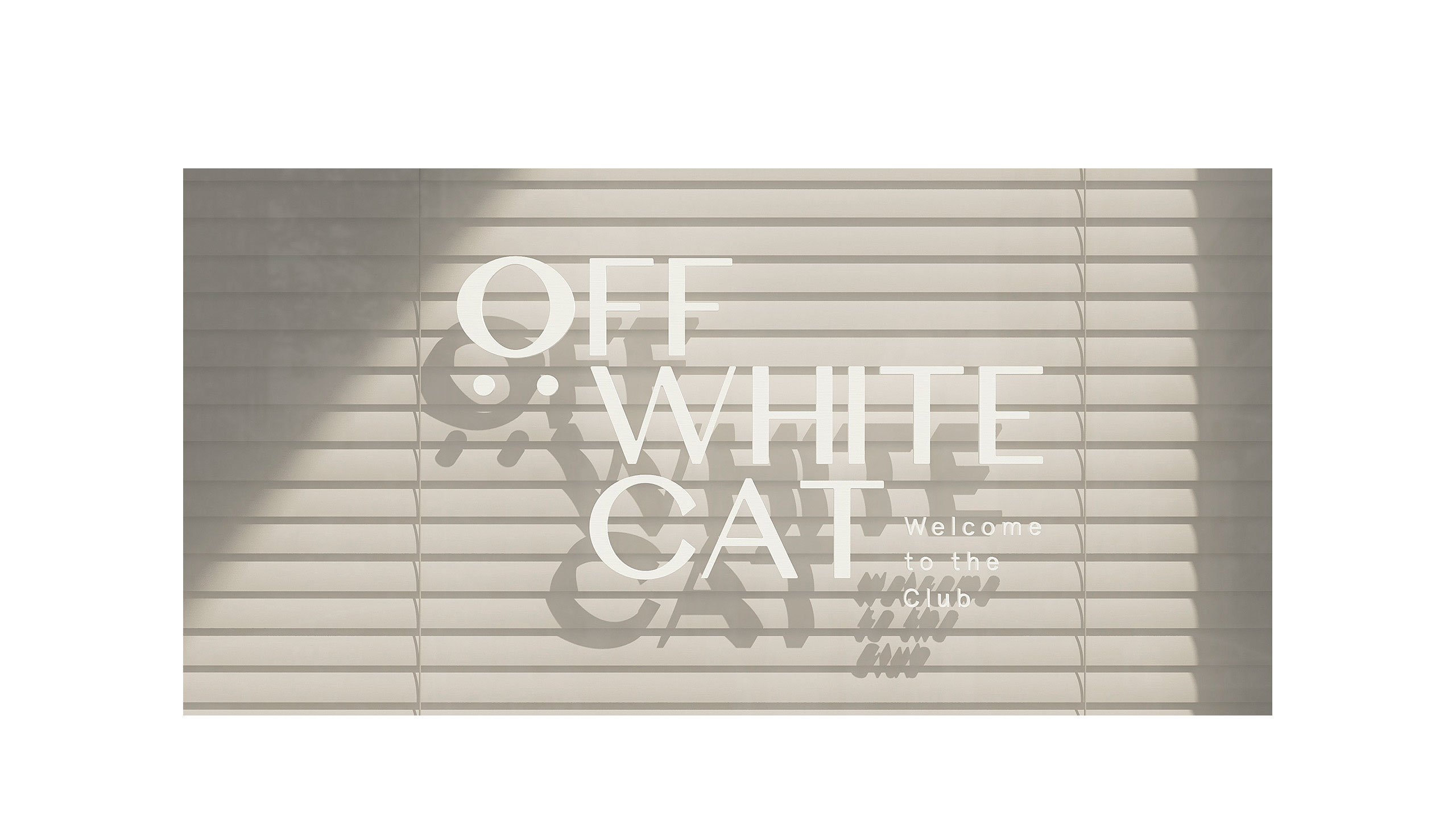estudio de design carpintaria para Off White Cat imagem campanha